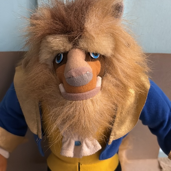 1992 Disney Beauty and the Beast "Beast" plush toy by Mattel - Picture 2 of 8